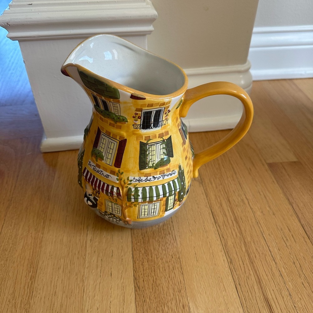 Summer Living ceramic pitcher